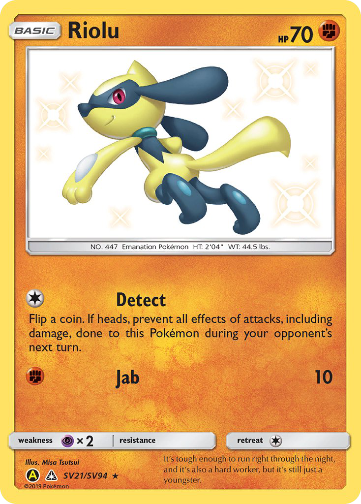 Riolu — Hidden Fates Shiny Vault #021 / 94