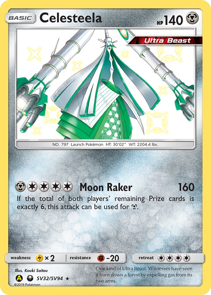 Celesteela — Hidden Fates Shiny Vault #032 / 94