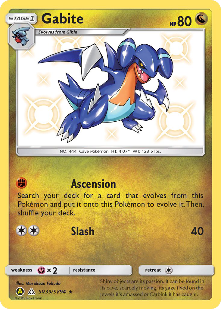 Gabite — Hidden Fates Shiny Vault #039 / 94