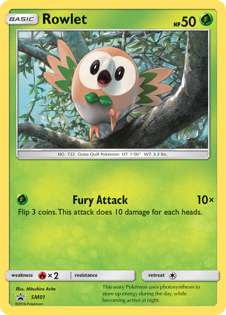 Rowlet — SM Black Star Promos #001 / 248
