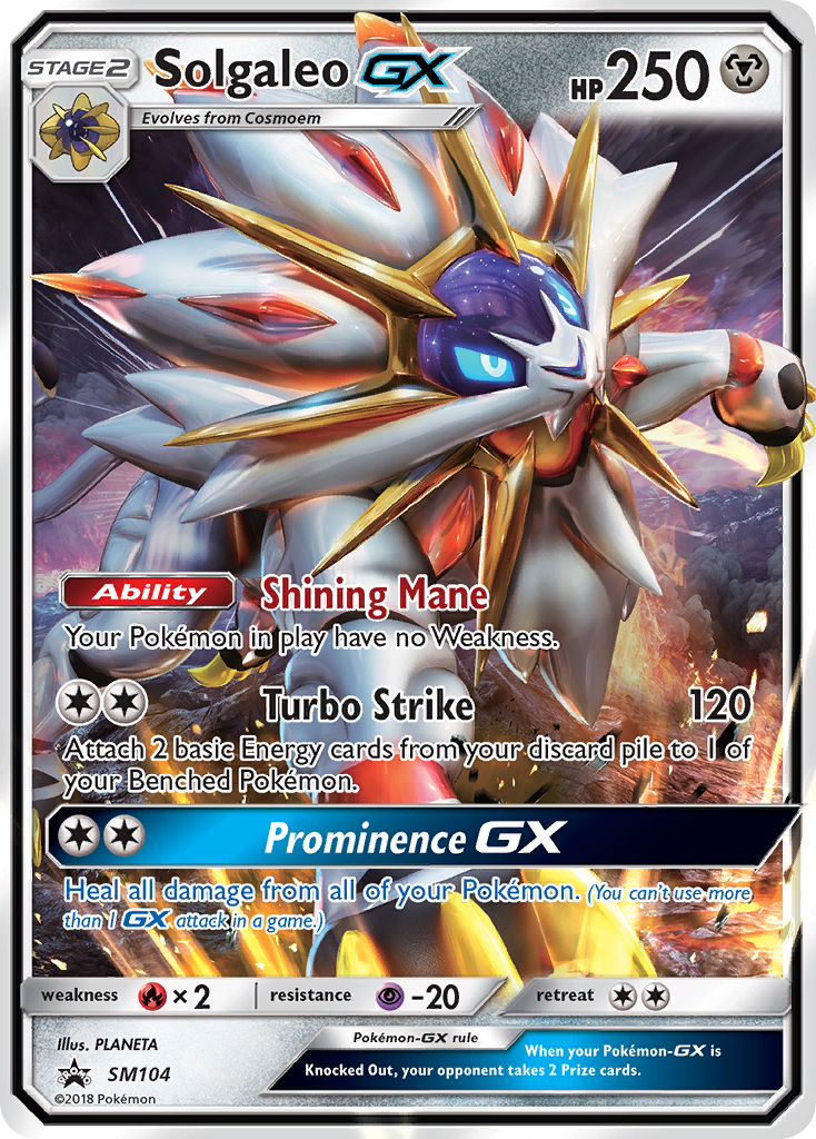 Solgaleo-GX — SM Black Star Promos #104 / 248