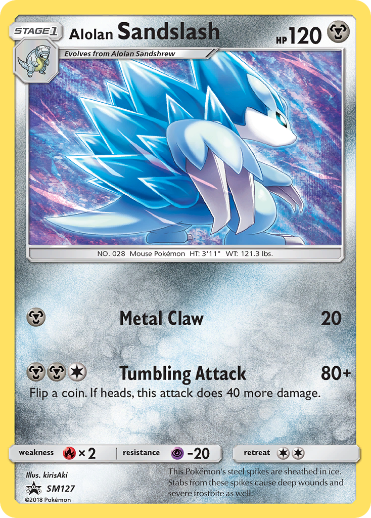 Alolan Sandslash — SM Black Star Promos #127 / 248