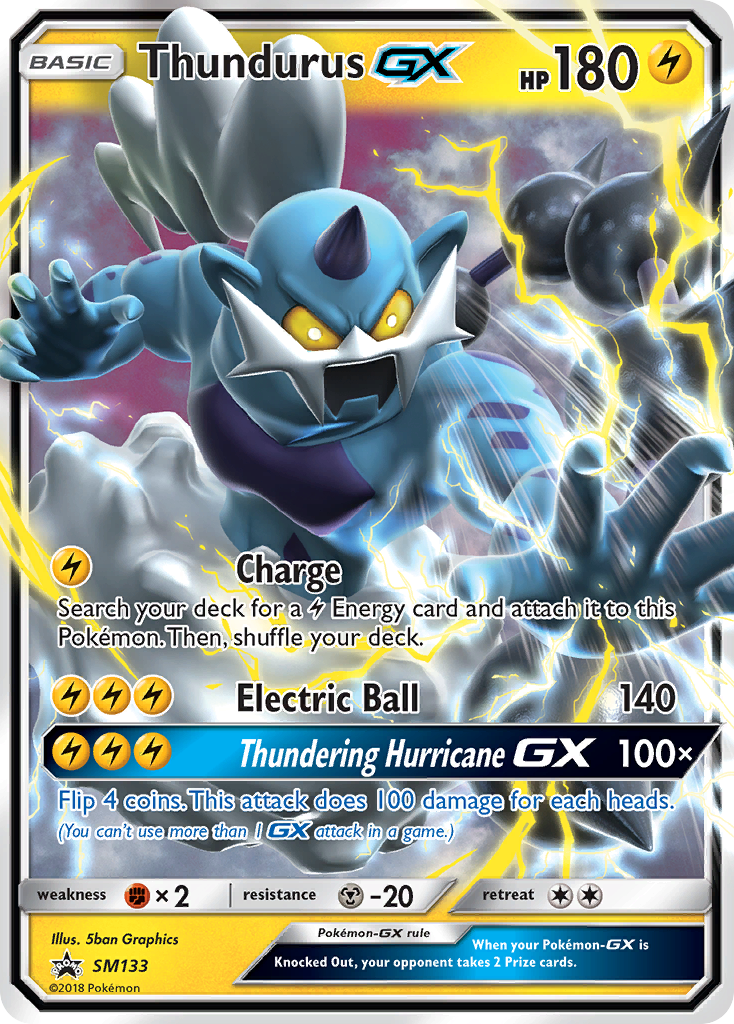 Thundurus-GX — SM Black Star Promos #133 / 248