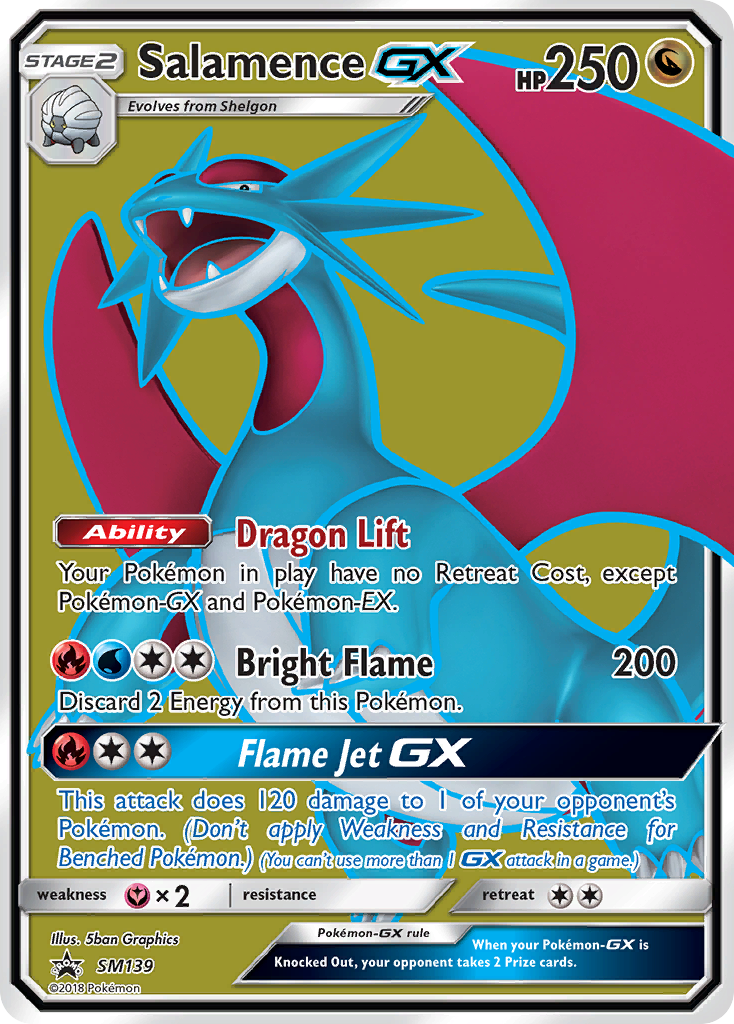 Salamence-GX — SM Black Star Promos #139 / 248