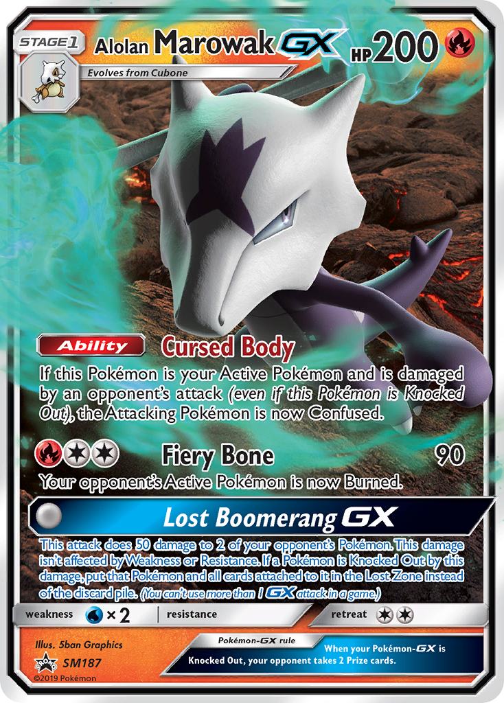 Alolan Marowak-GX — SM Black Star Promos #187 / 248