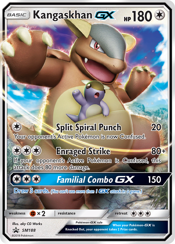 Kangaskhan-GX — SM Black Star Promos #188 / 248