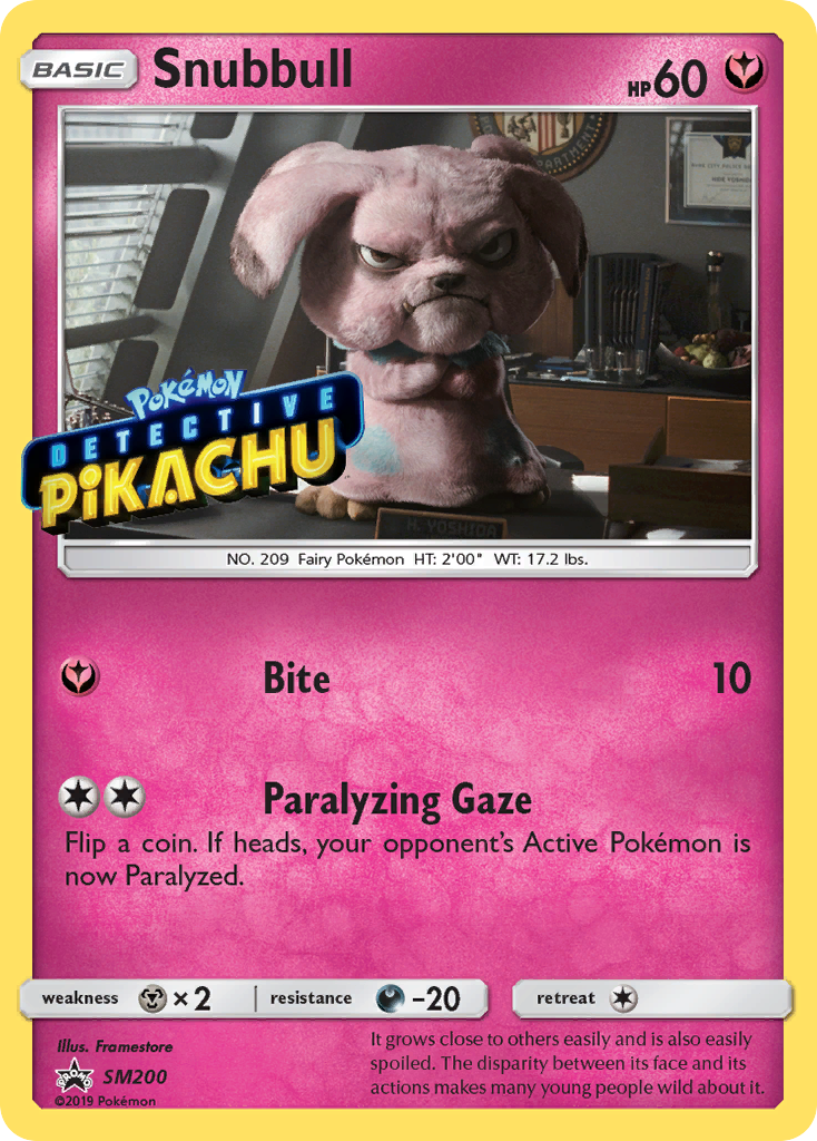 Snubbull — SM Black Star Promos #200 / 248