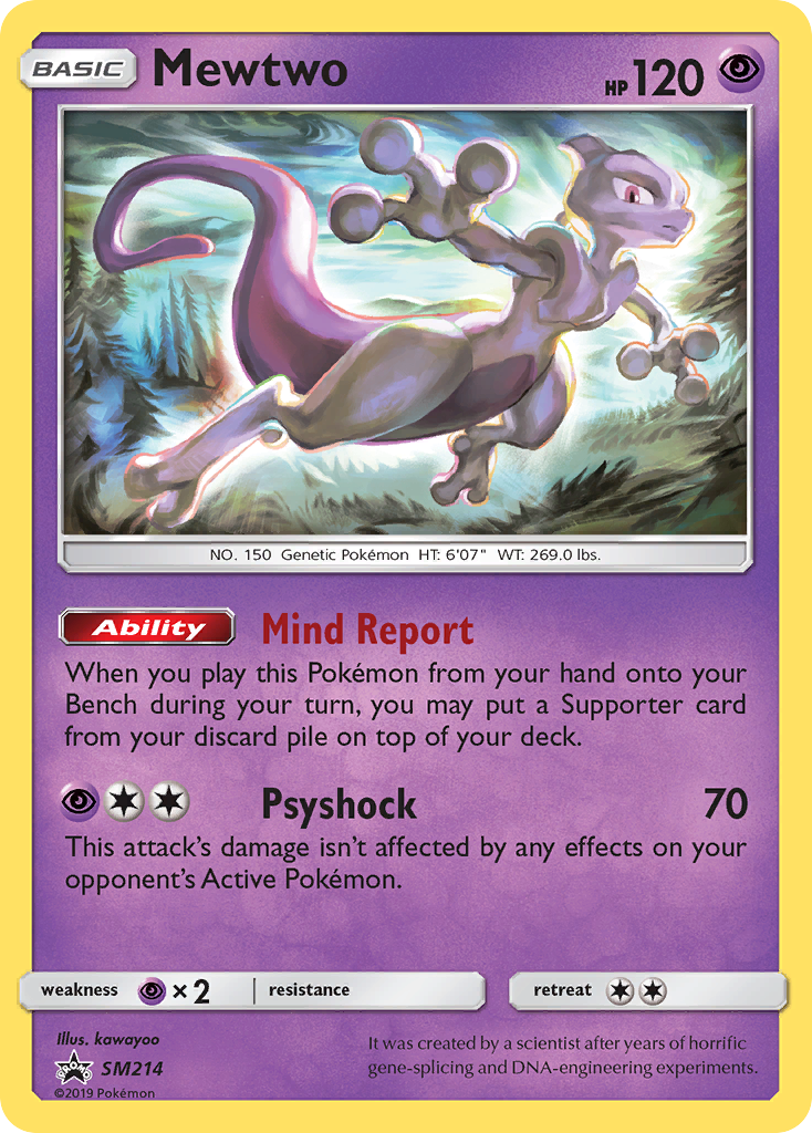 Mewtwo — SM Black Star Promos #214 / 248