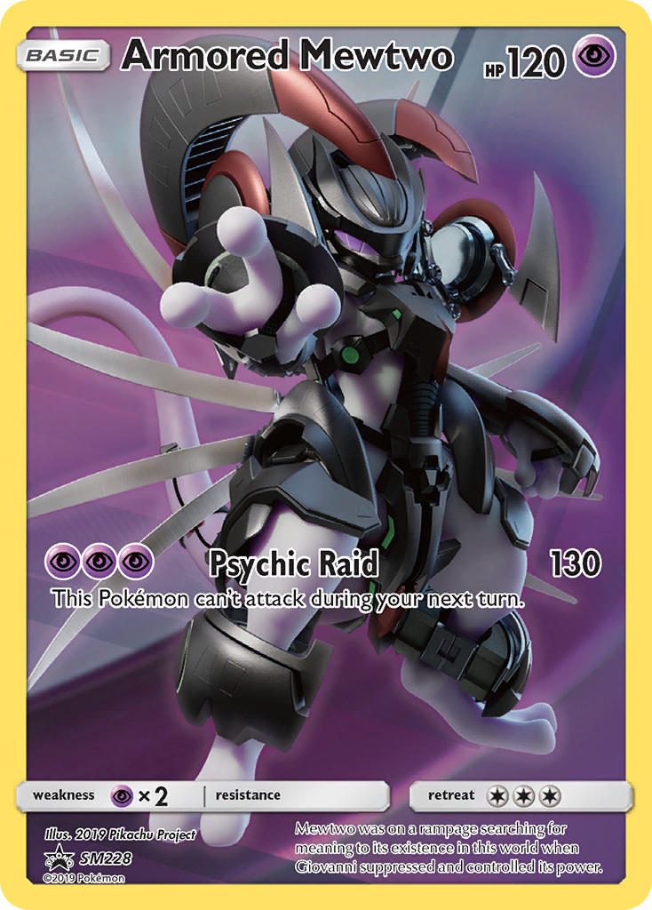 Armored Mewtwo — SM Black Star Promos #228 / 248