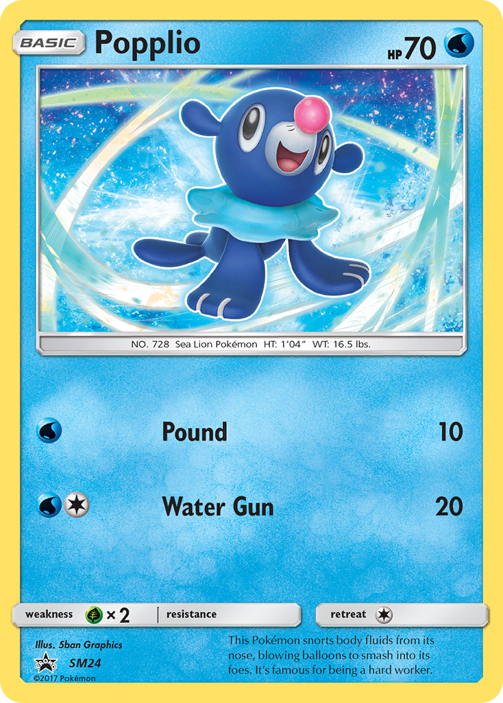 Popplio — SM Black Star Promos #024 / 248