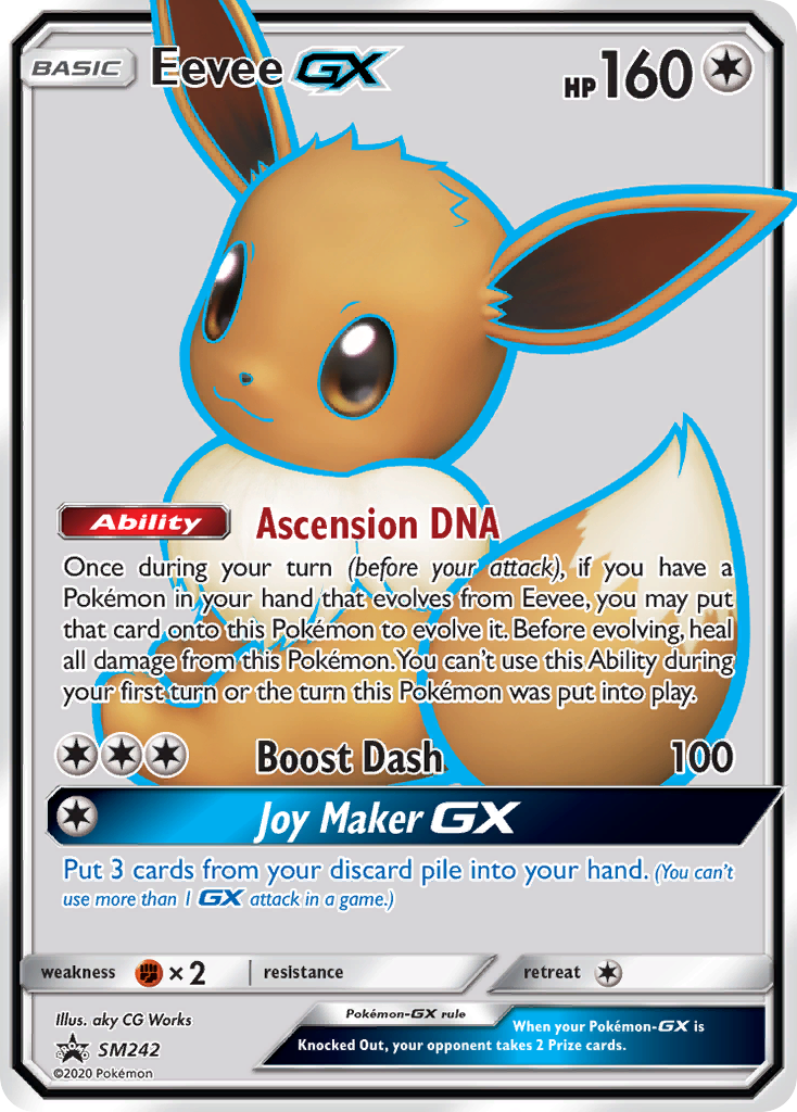 Eevee-GX — SM Black Star Promos #242 / 248