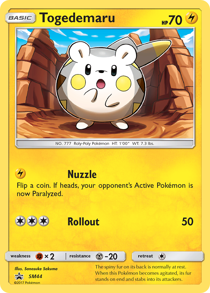 Togedemaru — SM Black Star Promos #044 / 248