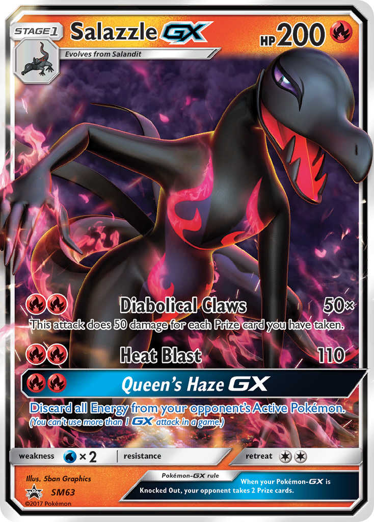 Salazzle-GX — SM Black Star Promos #063 / 248