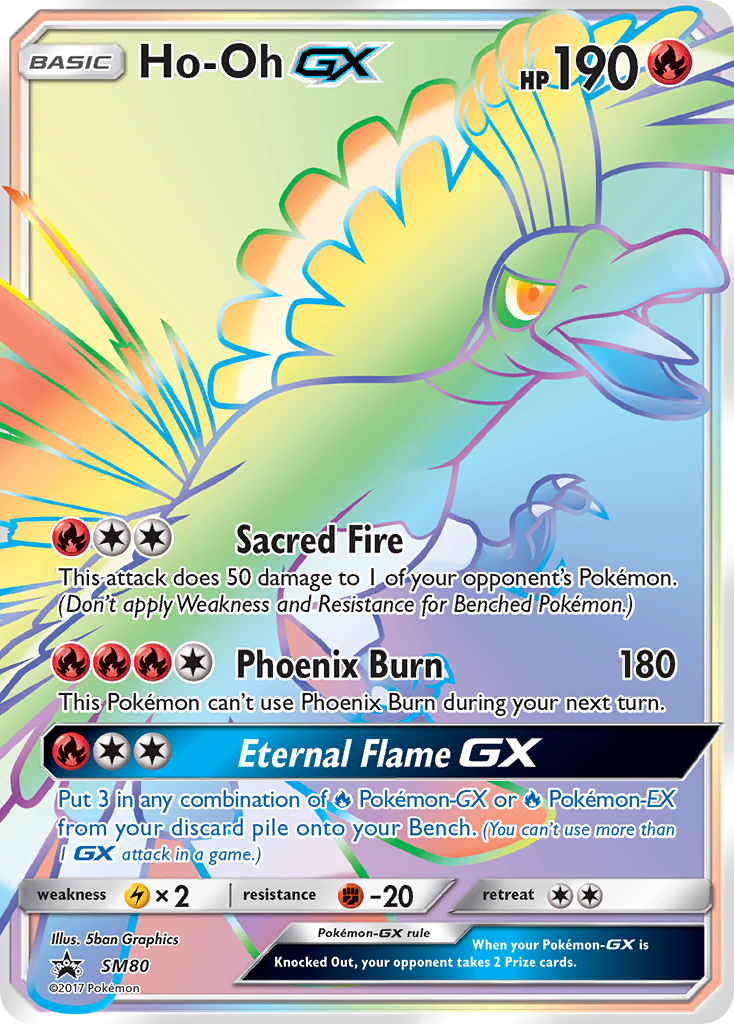 Ho-Oh-GX — SM Black Star Promos #080 / 248