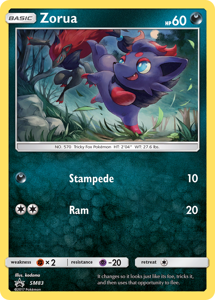 Zorua — SM Black Star Promos #083 / 248