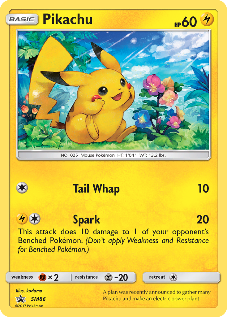 Pikachu — SM Black Star Promos #086 / 248