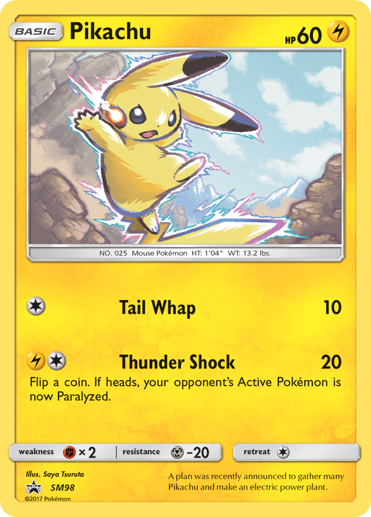 Pikachu — SM Black Star Promos #098 / 248