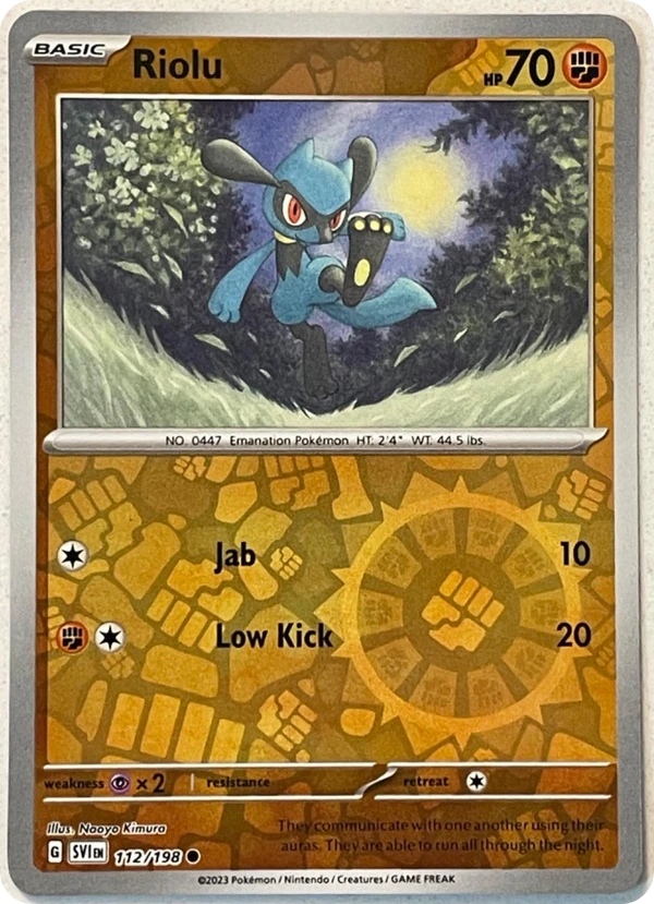 Riolu — Scarlet & Violet #112 / 198