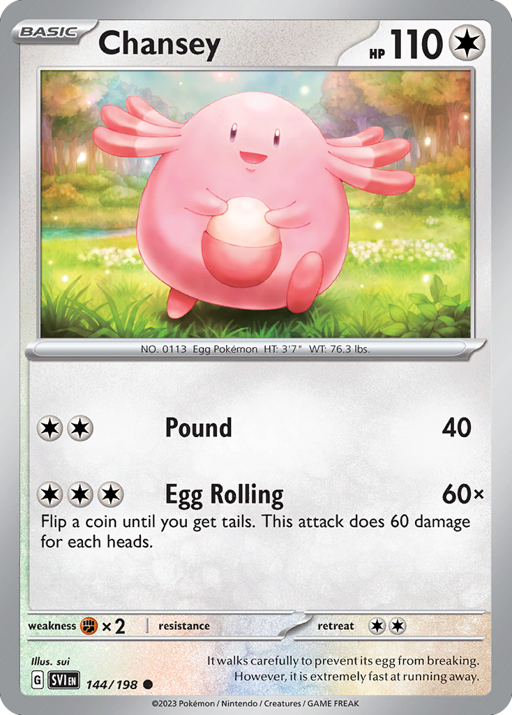 Chansey — Scarlet & Violet #144 / 198