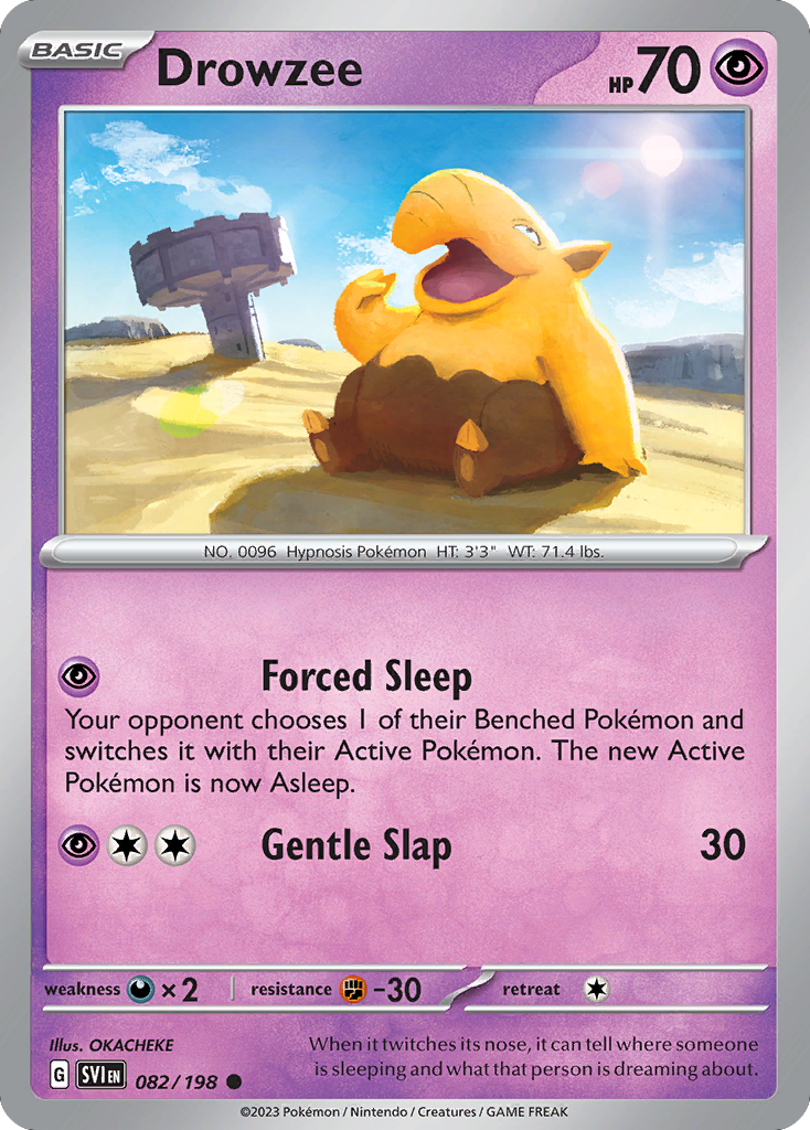 Drowzee — Scarlet & Violet #082 / 198