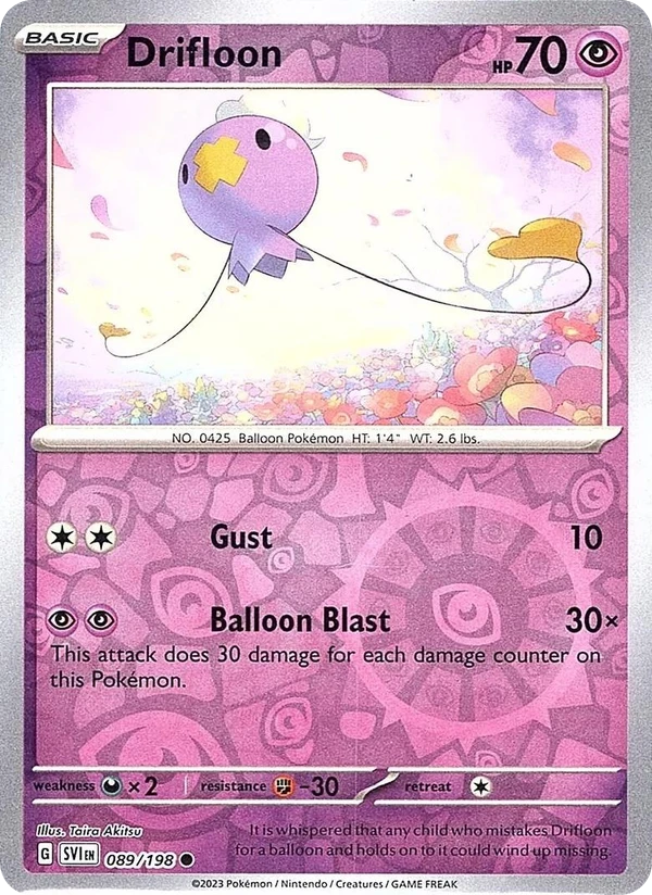 Drifloon — Scarlet & Violet #089 / 198