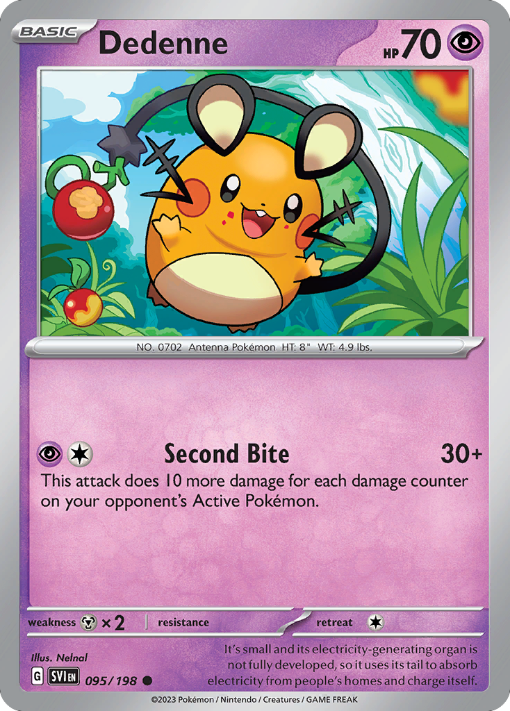 Dedenne — Scarlet & Violet #095 / 198