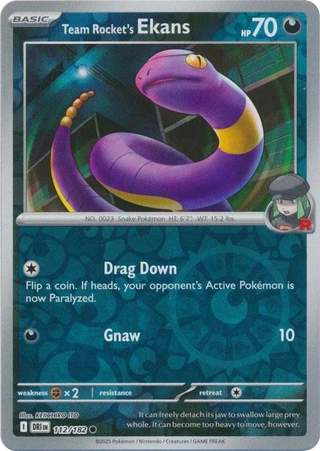 Team Rocket's Ekans