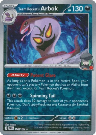 Team Rocket's Arbok