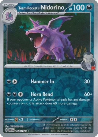 Team Rocket's Nidorino