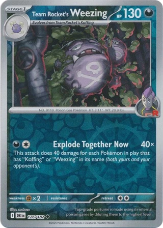 Team Rocket's Weezing