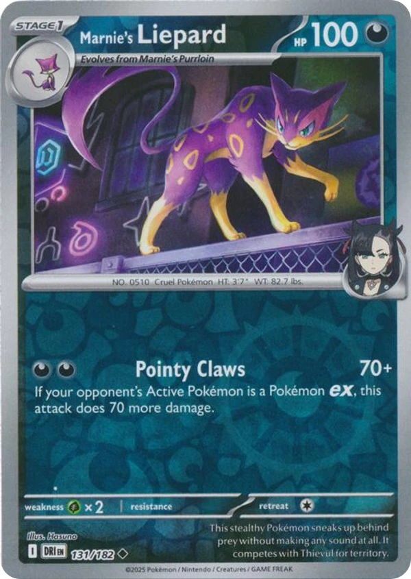 Marnie's Liepard — Destined Rivals #131 / 182