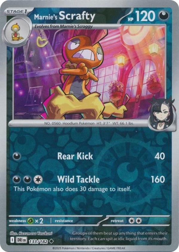 Marnie's Scrafty — Destined Rivals #133 / 182