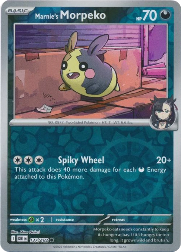 Marnie's Morpeko — Destined Rivals #137 / 182