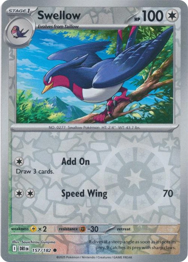 Swellow — Destined Rivals #157 / 182