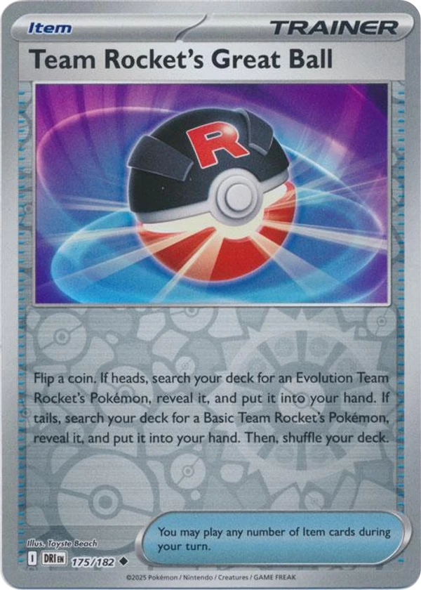 Team Rocket's Great Ball — Destined Rivals #175 / 182