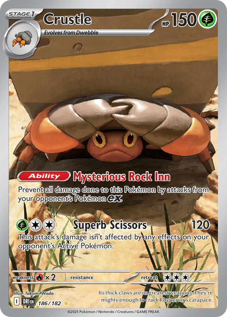 Crustle — Destined Rivals #186 / 182
