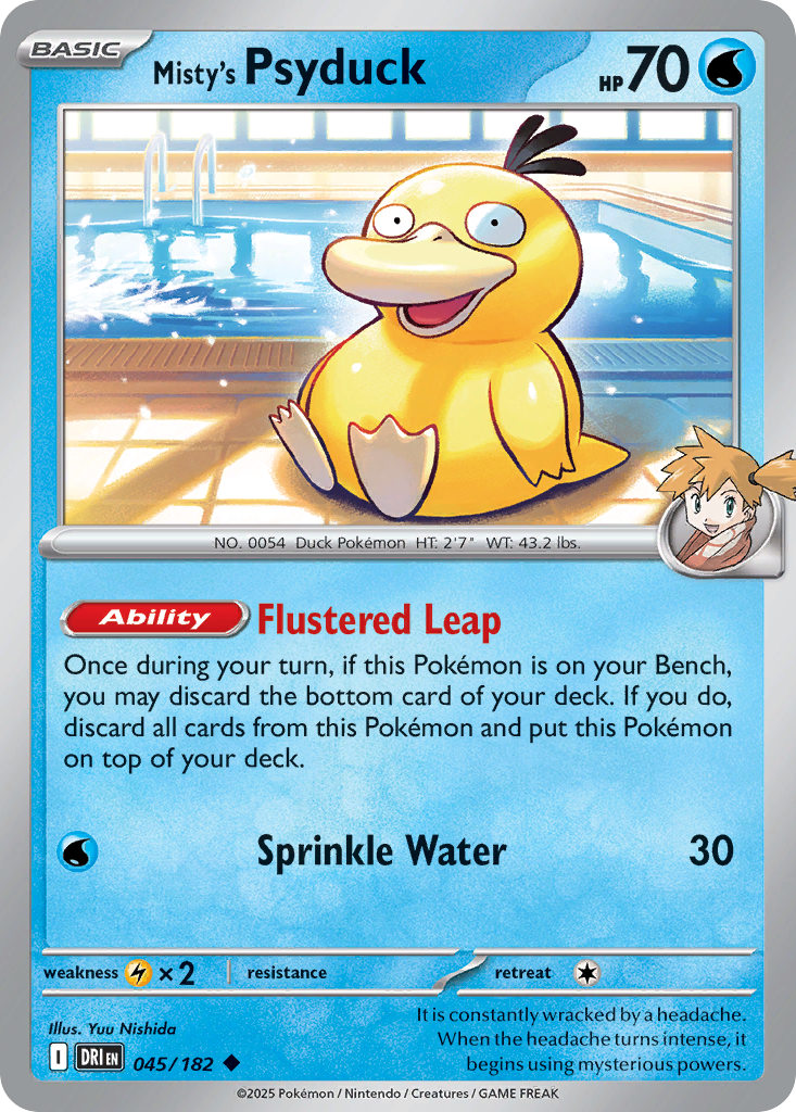 Misty's Psyduck — Destined Rivals #045 / 182