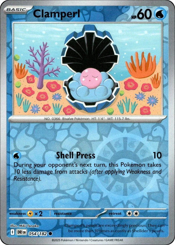 Clamperl — Destined Rivals #054 / 182
