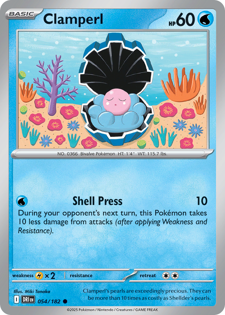 Clamperl — Destined Rivals #054 / 182