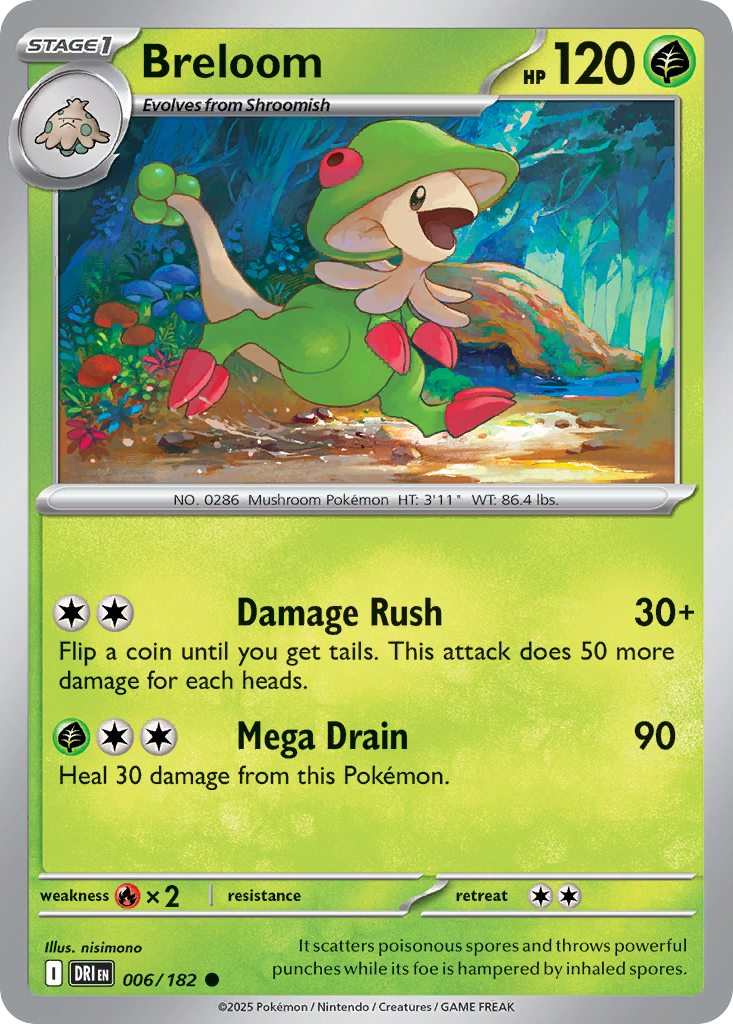 Breloom — Destined Rivals #006 / 182