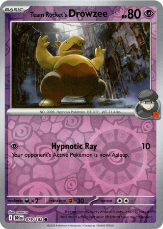 Team Rocket's Drowzee