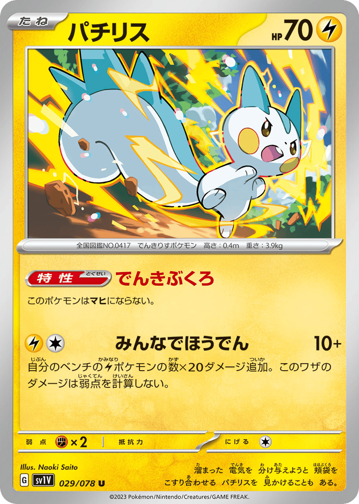 Pachirisu — Violet ex #029 / 78