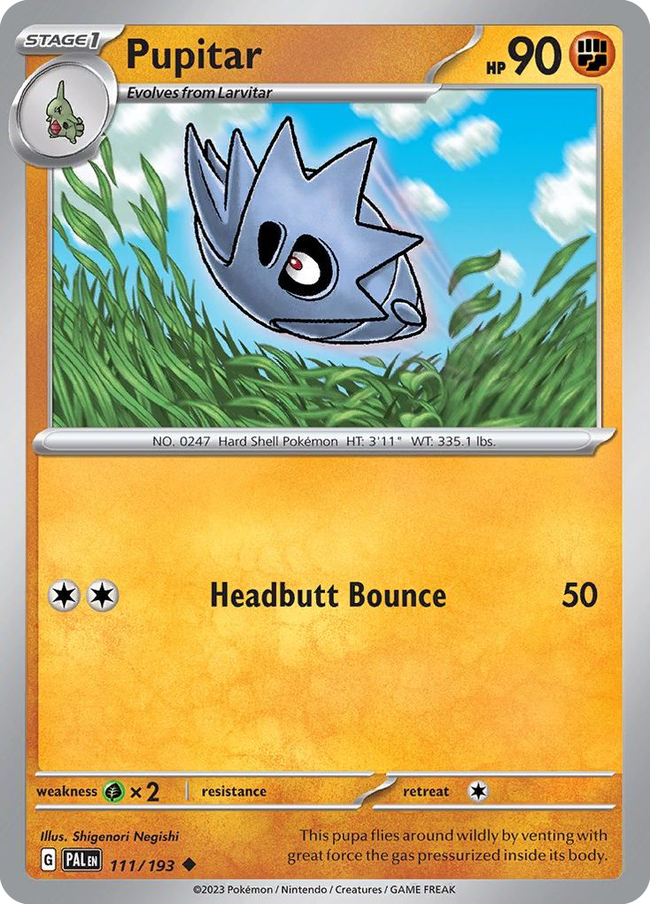 Pupitar — Paldea Evolved #111 / 193
