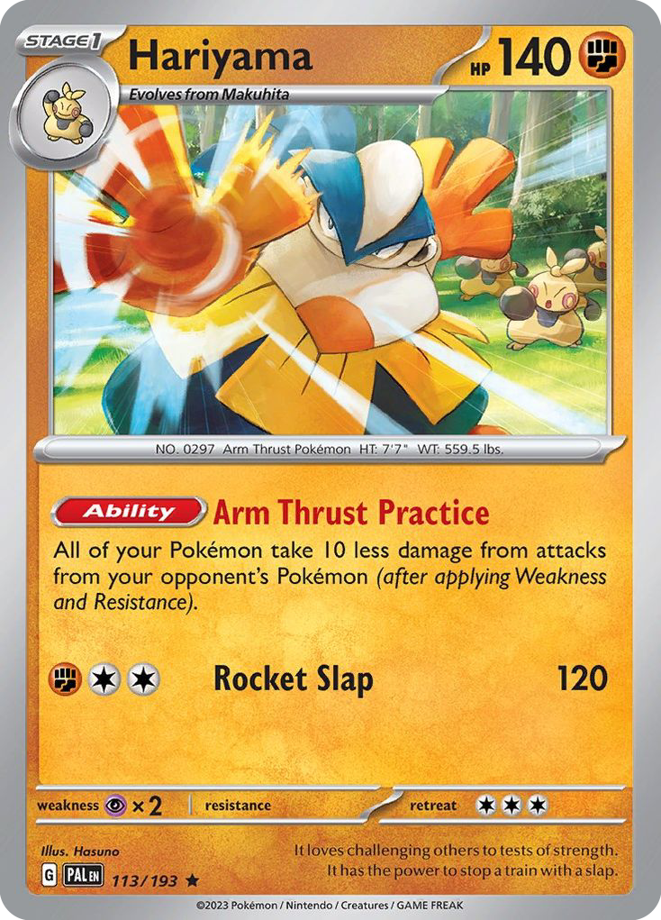 Hariyama — Paldea Evolved #113 / 193
