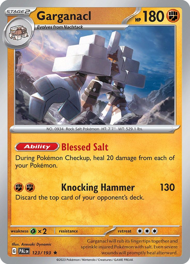 Garganacl — Paldea Evolved #123 / 193