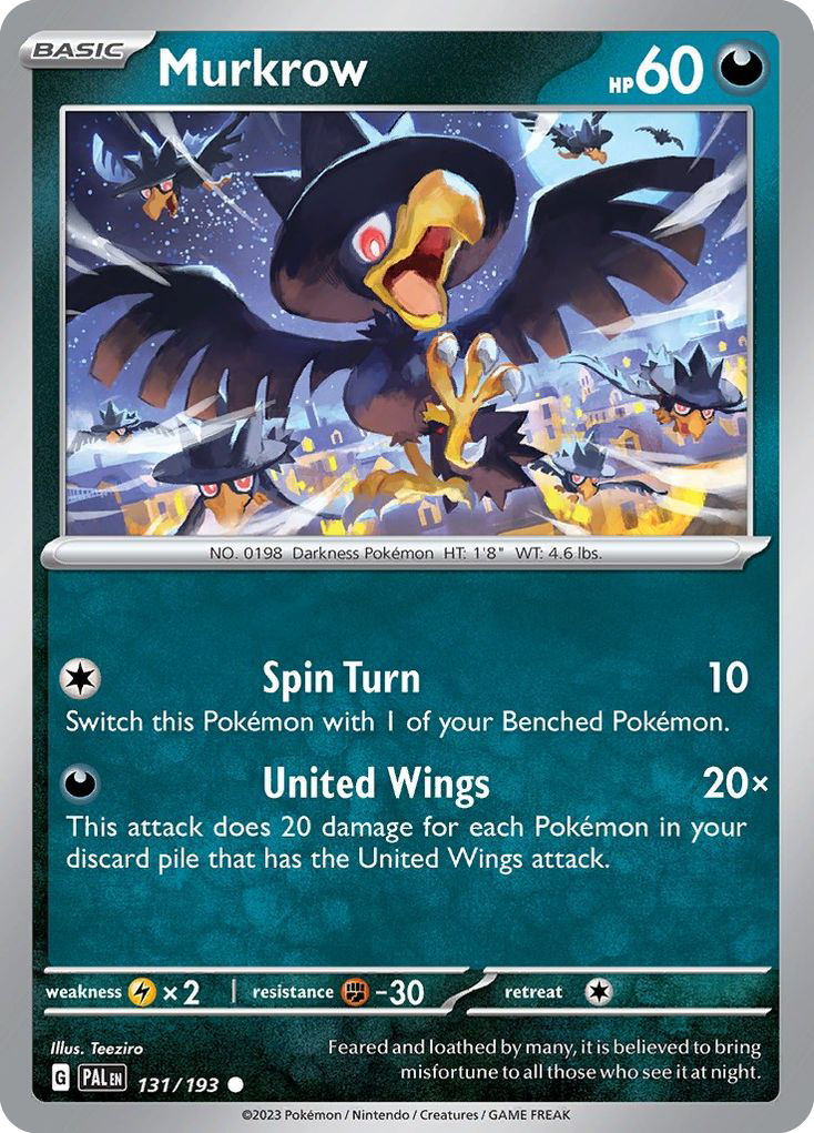 Murkrow — Paldea Evolved #131 / 193