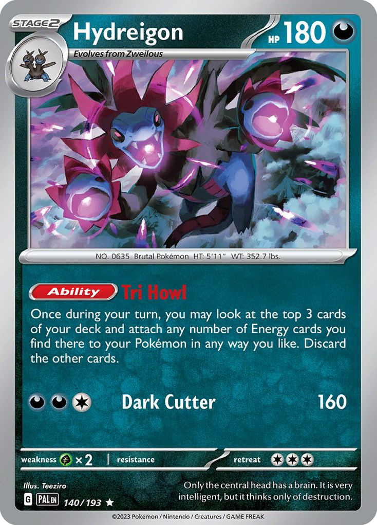 Hydreigon — Paldea Evolved #140 / 193
