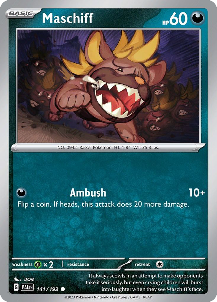 Maschiff — Paldea Evolved #141 / 193
