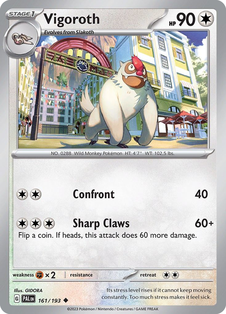 Vigoroth — Paldea Evolved #161 / 193