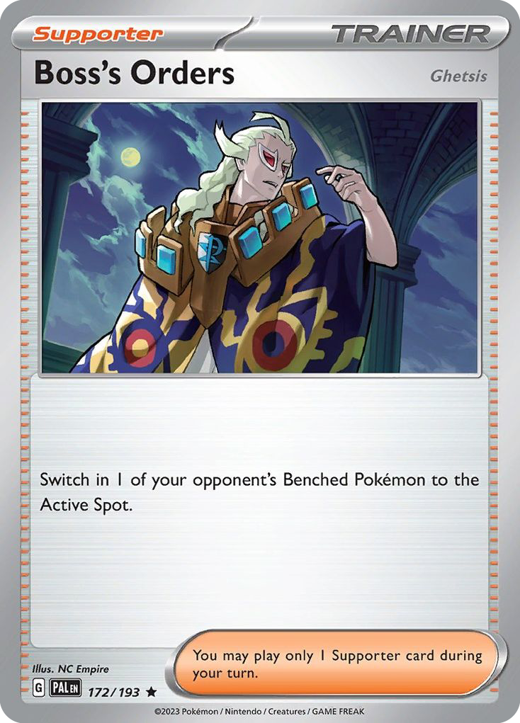 Boss's Orders (Ghetsis) — Paldea Evolved #172 / 193